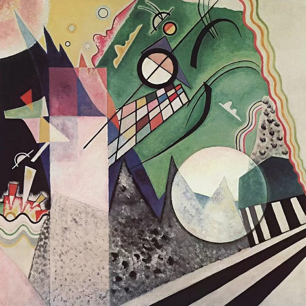 All Things Kandinsky: Green Composition by Wassily Kandinsky