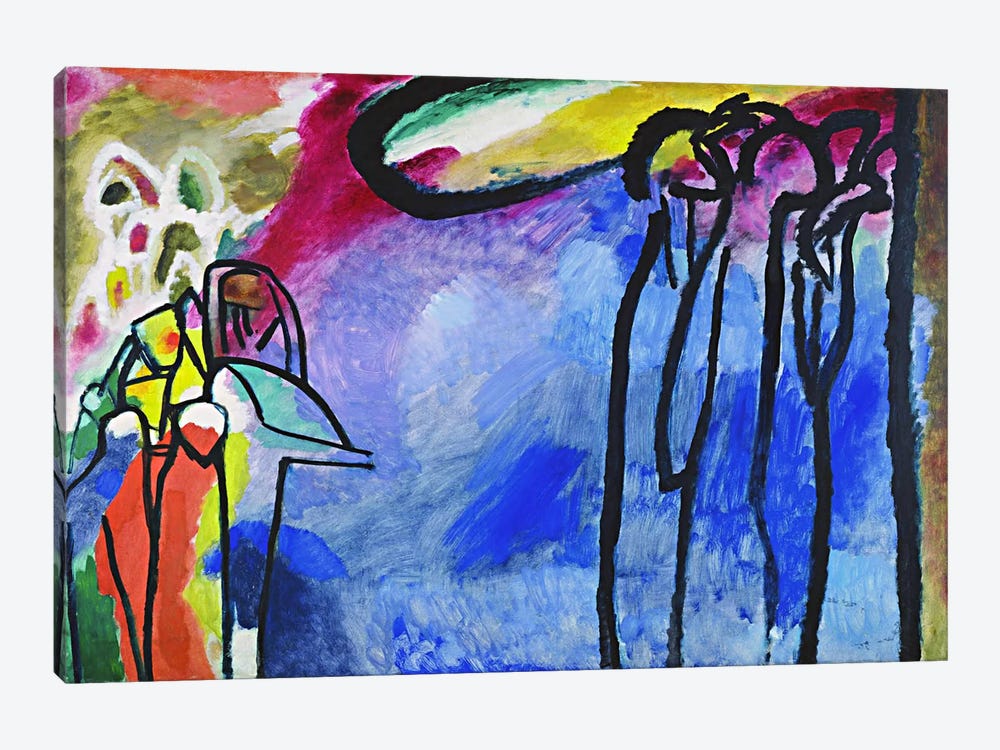 Improvisation 19 by Wassily Kandinsky 1-piece Art Print
