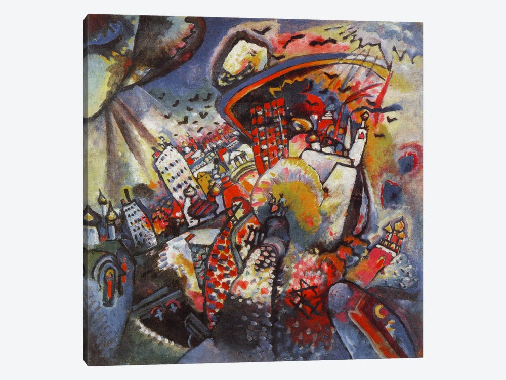 Moscow by Wassily Kandinsky 1-piece Canvas Art