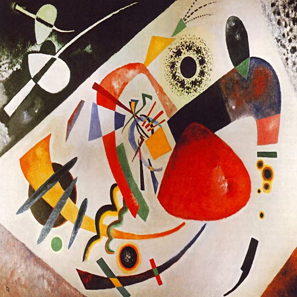 All Things Kandinsky: Red Spot by Wassily Kandinsky