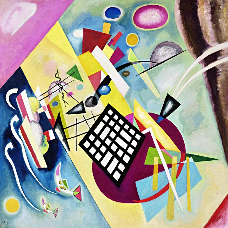 Black Grid by Wassily Kandinsky wall art