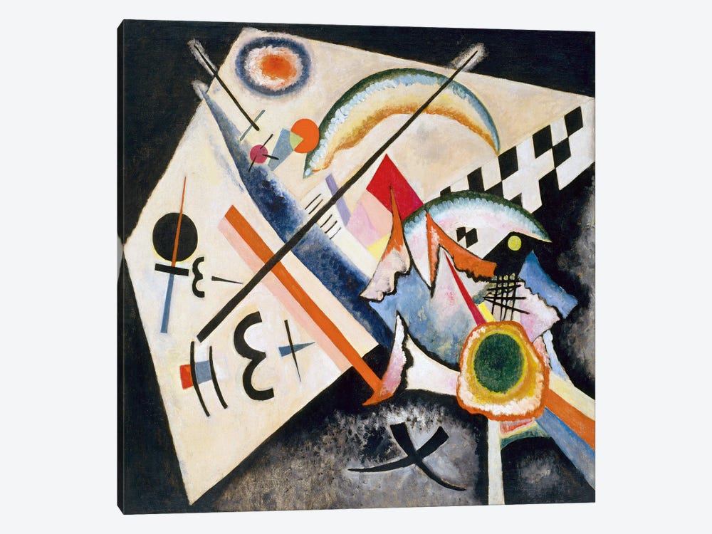 White Cross by Wassily Kandinsky 1-piece Canvas Print