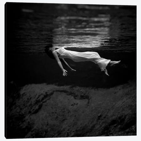 Woman In Water Canvas Print #11440} by Toni Frissell Art Print