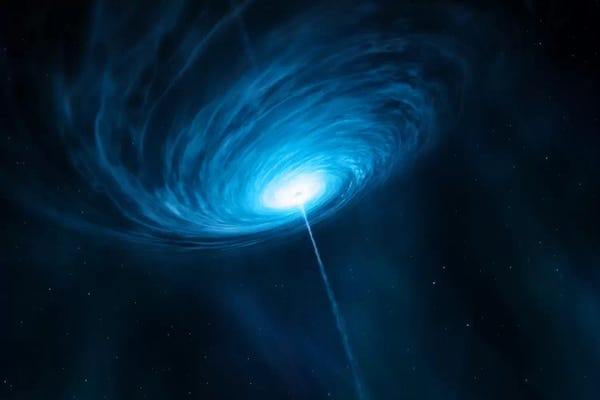 Kids Astronomy & Space Art: Distant Galaxy Quasar 3C 279 by European Southern Observatory (ESO)