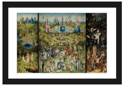 The Garden of Earthly Delights 1504 Paper Art Print - Best Selling Paper