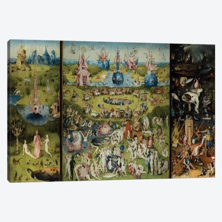 The Garden of Earthly Delights 1504 Canvas Print #1157} by Hieronymus Bosch Canvas Art Print