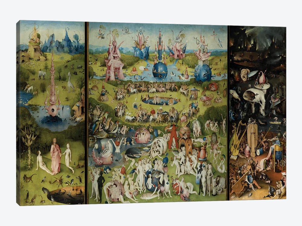C The Garden Of Earthly Delights Art Print Home Decor Wall Art Poster 