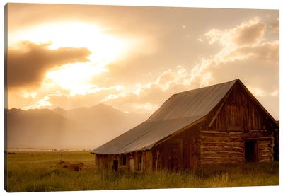Mountain Home Canvas Art Print - Mountains Scenic Photography