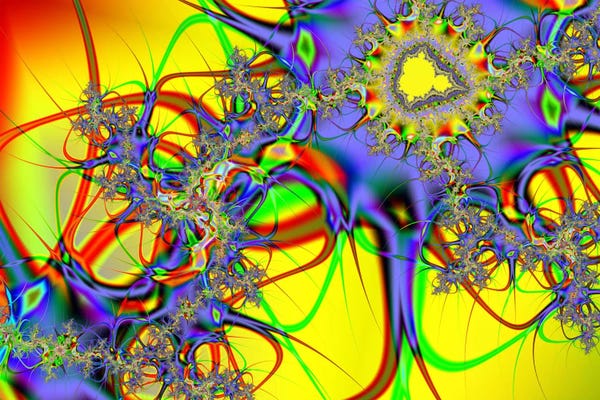 Psychedelic: Sunflower by Unknown Artist