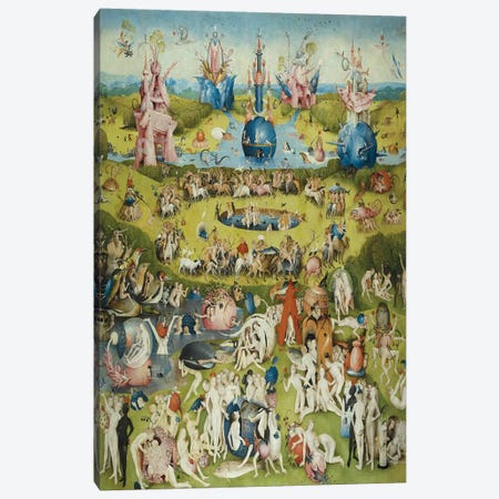 Full Central Panel from The Garden of Earthly Delights Canvas Print #1163} by Hieronymus Bosch Canvas Art Print