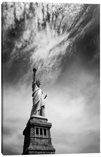 NYC Miss Liberty Canvas Art Print - Statue of Liberty Art
