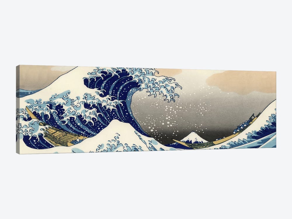 The Great Wave at Kanagawa by Katsushika Hokusai 1-piece Canvas Wall Art