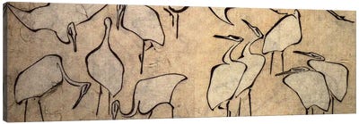 Cranes Canvas Art Print - Japanese Fine Art (Ukiyo-e)