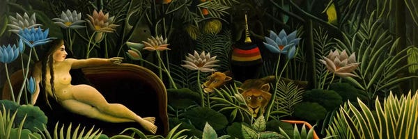 Bathroom Nudes: The Dream by Henri Rousseau