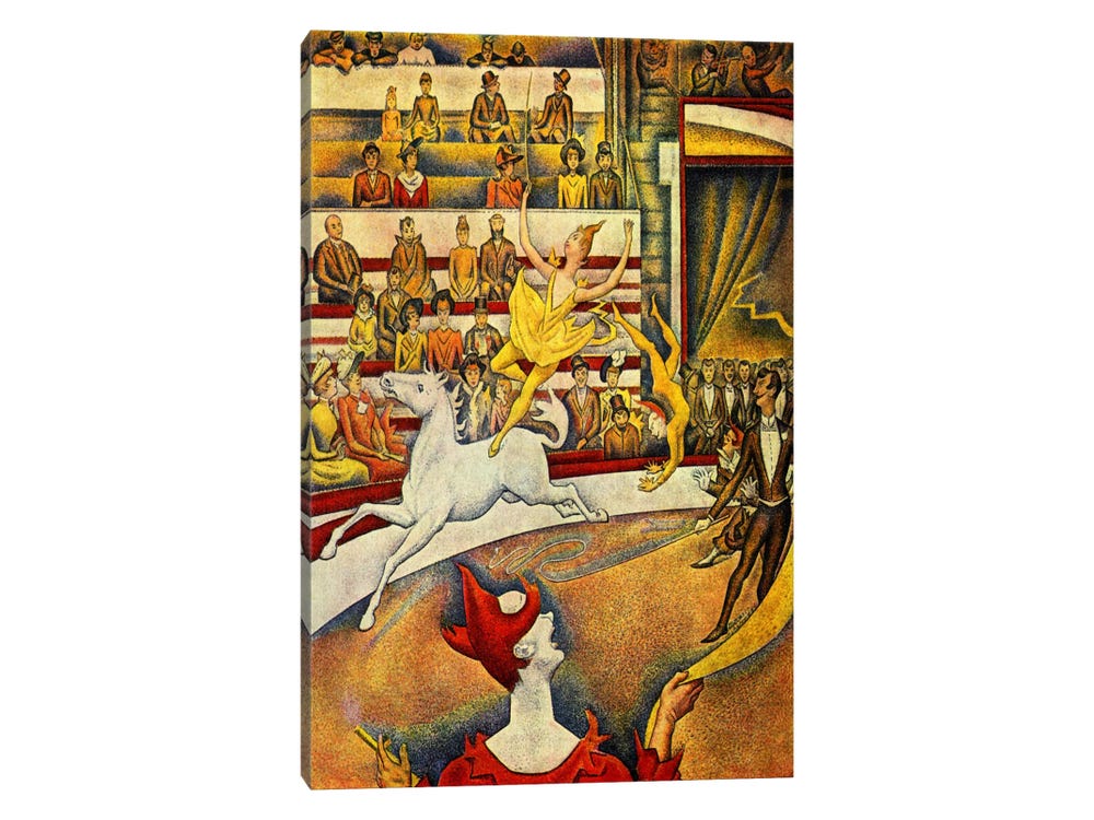 The Circus 1891 Canvas Art by Georges Seurat | iCanvas