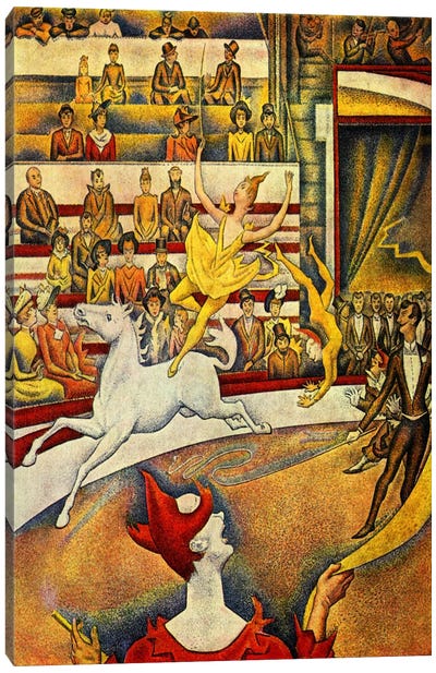 The Circus 1891 Canvas Art Print - Impressionism Art