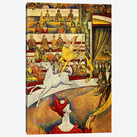 The Circus 1891 Canvas Print #1226} by Georges Seurat Art Print