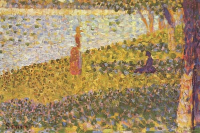 Women on the River Bank (Femmes au bord de l'eau) 1886 by Georges Seurat gallery poster