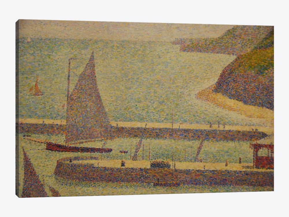 Port En Bressin by Georges Seurat 1-piece Canvas Art