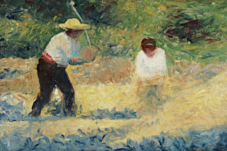 The Stone Heap (Le Tas De Pierres) by Georges Seurat wall art