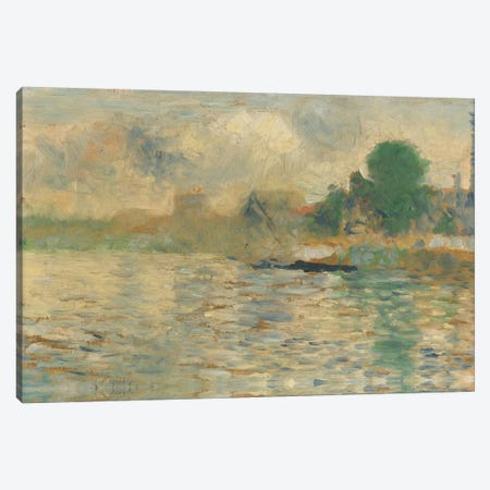 Berge De La Seine 1884 Canvas Print #1232} by Georges Seurat Canvas Art Print