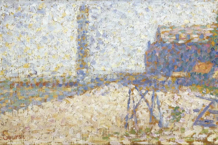 L'hospice Et Le Phare De Honfleur 1886 by Georges Seurat wall art