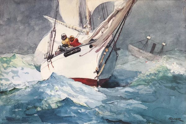 Nautical: Diamond Shoal, 1905 by Winslow Homer