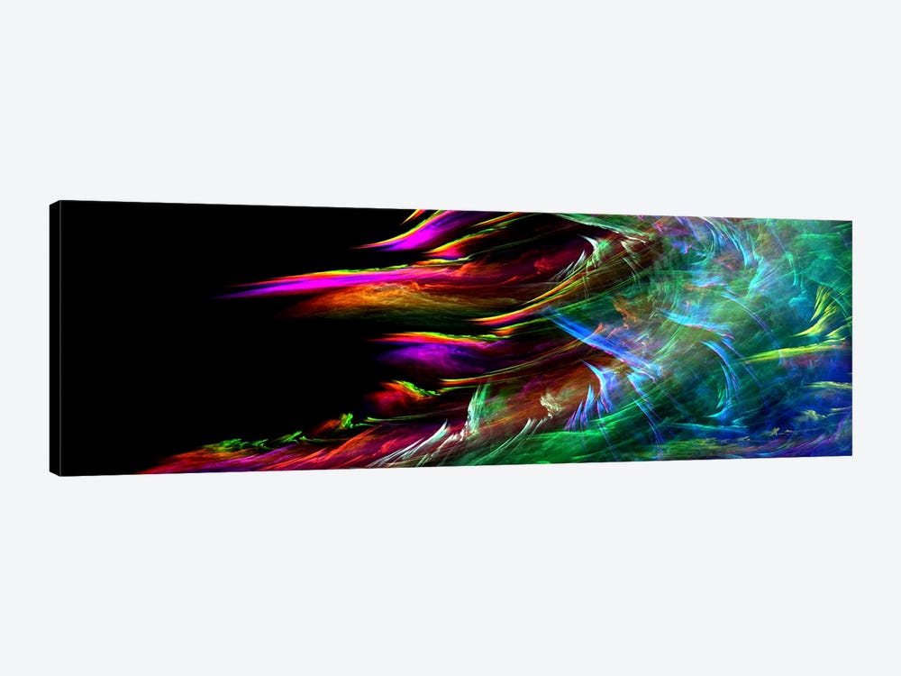 Fire Wave (Panoramic) by Unknown Artist 1-piece Canvas Art Print