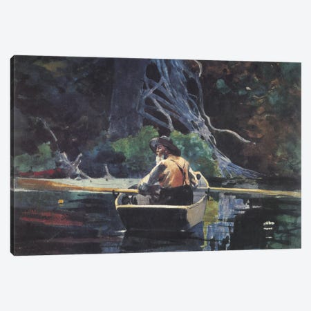 The Adirondack Guide, 1894 Canvas Print #1259} by Winslow Homer Canvas Art Print
