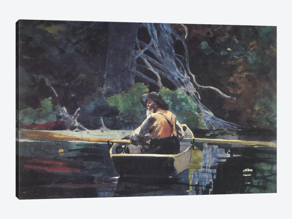 The Adirondack Guide, 1894 by Winslow Homer 1-piece Art Print