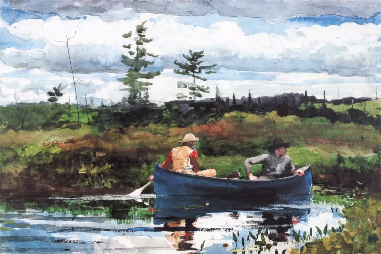 The Blue Boat, 1892 by Winslow Homer wall art