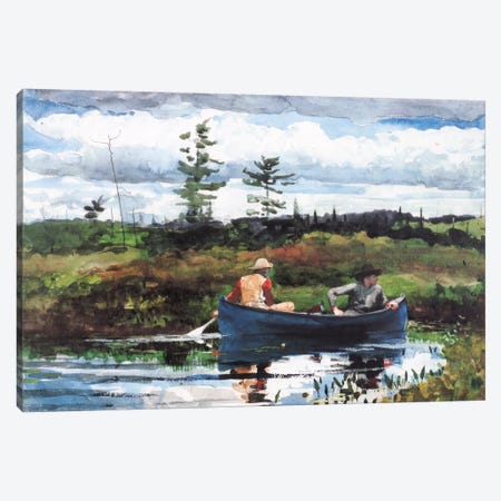 The Blue Boat, 1892 Canvas Print #1260} by Winslow Homer Canvas Artwork