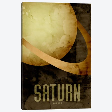 The Planet Saturn Canvas Print #12800} by Michael Tompsett Canvas Print