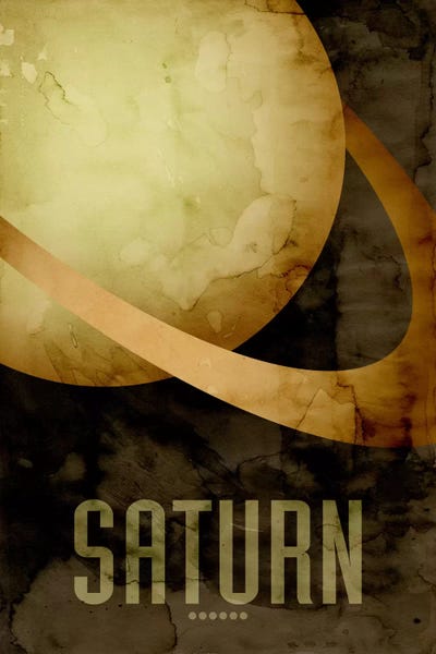 Kids Educational Art: The Planet Saturn by Michael Tompsett