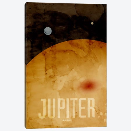The Planet Jupiter Canvas Print #12801} by Michael Tompsett Canvas Art Print
