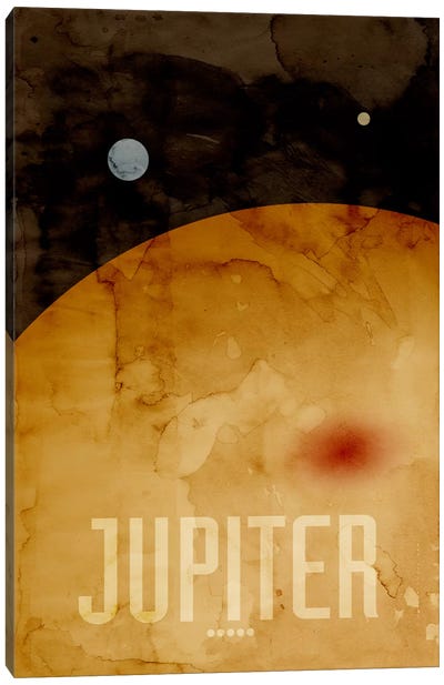 The Planet Jupiter Canvas Art Print - Space Travel Posters