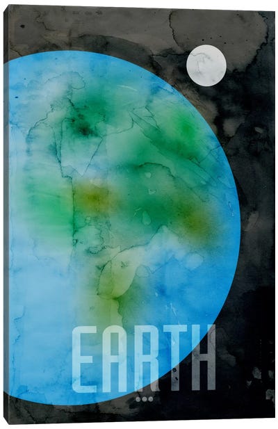 The Planet Earth Canvas Art Print - Space Travel Posters