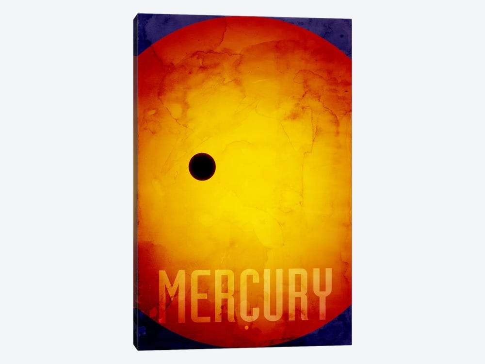 The Planet Mercury by Michael Tompsett 1-piece Canvas Wall Art