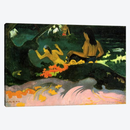 Fatata Te Miti (By the Sea) 1892 Canvas Print #1280} by Paul Gauguin Canvas Wall Art