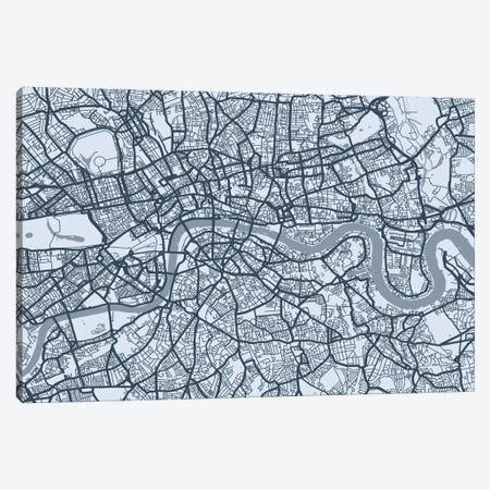 London Map VIII Canvas Print #12815} by Michael Tompsett Canvas Print