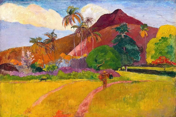 World Culture: Tahitian Landscape by Paul Gauguin