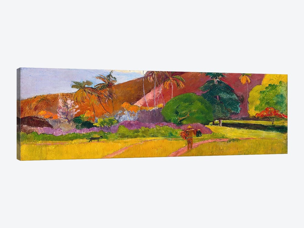 Tahitian Landscape by Paul Gauguin 1-piece Canvas Art