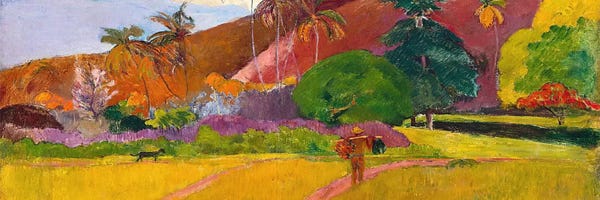Paul Gauguin: Tahitian Landscape by Paul Gauguin