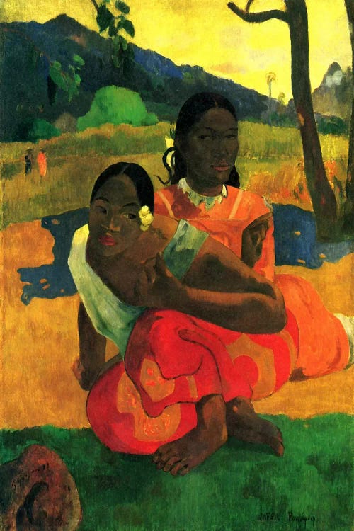 Nafea Faaipoipo (When are You Getting Married) 1892 by Paul Gauguin wall art