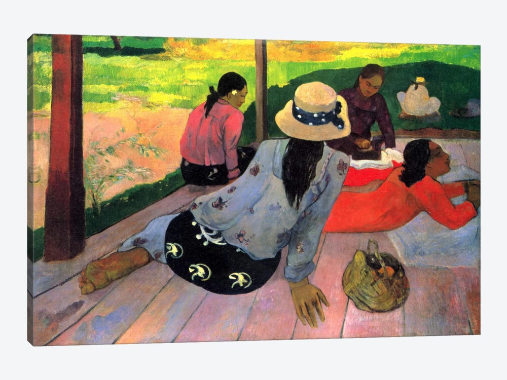 The Siesta by Paul Gauguin 1-piece Canvas Artwork