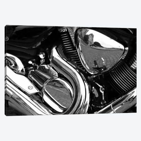 Motorcycle Engine Grayscale ll Canvas Print #12863} by Unknown Artist Canvas Art Print