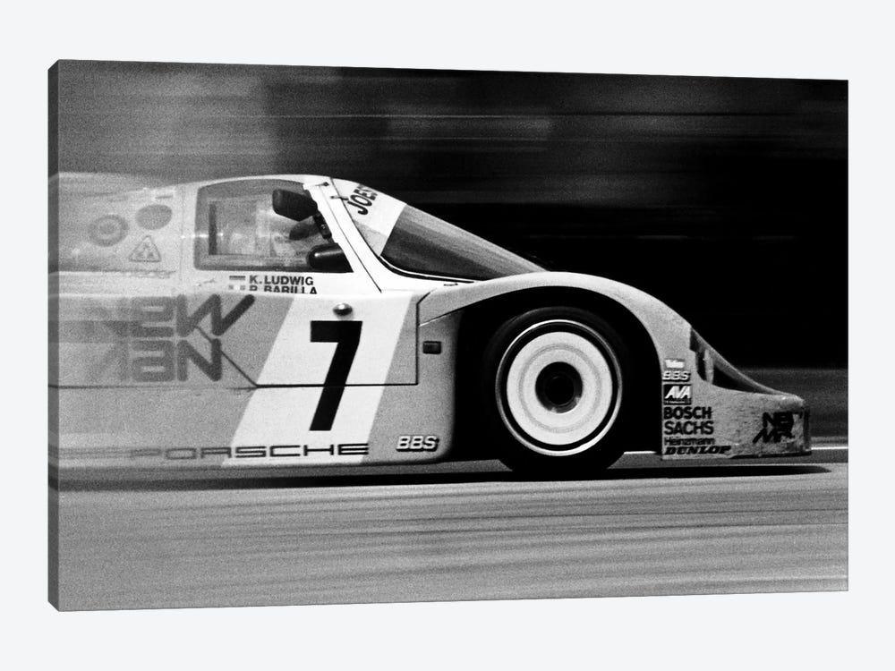 Porsche 956 Racecar by Unknown Artist 1-piece Canvas Wall Art