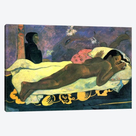 Girl in Bed Canvas Print #1288} by Paul Gauguin Canvas Art