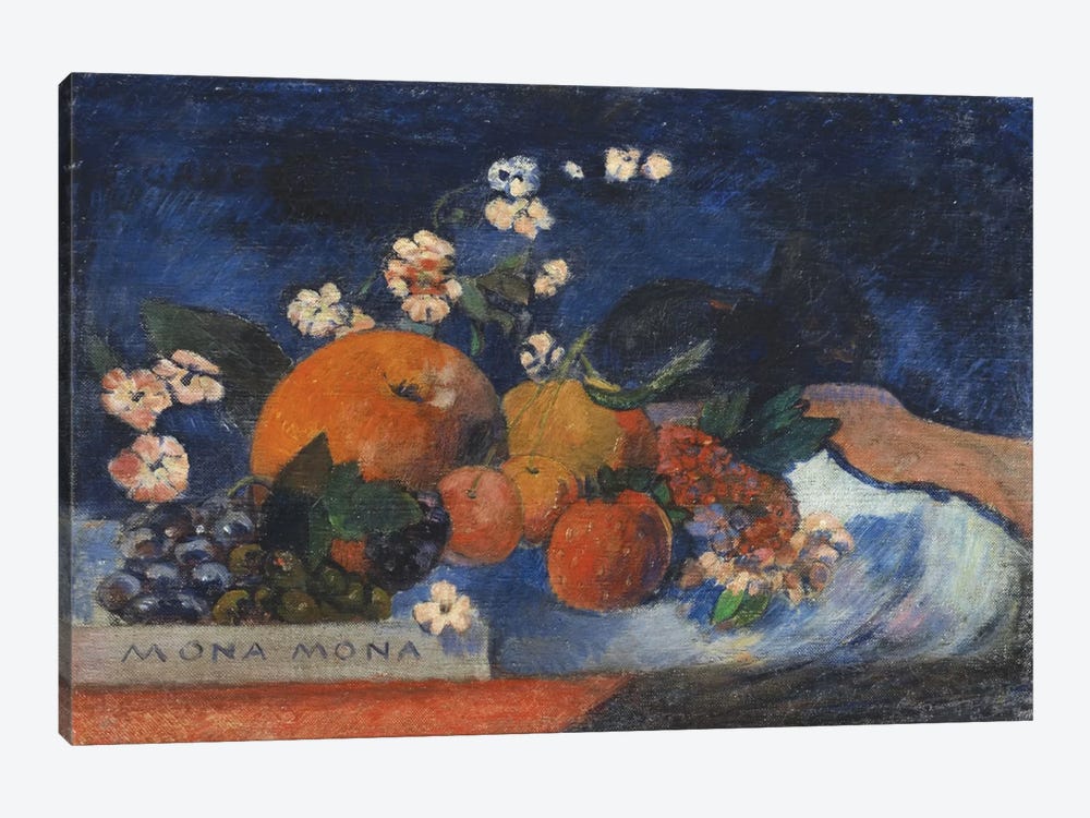 Mona Mona, Savoureux by Paul Gauguin 1-piece Canvas Wall Art