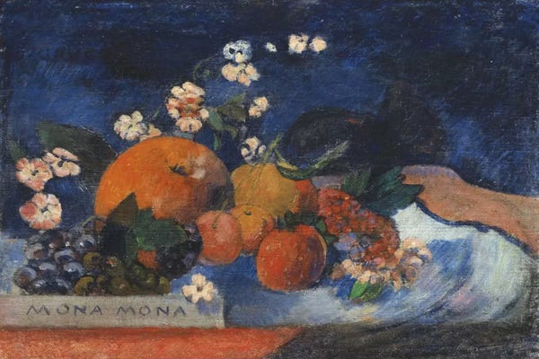 Paul Gauguin: Mona Mona, Savoureux by Paul Gauguin